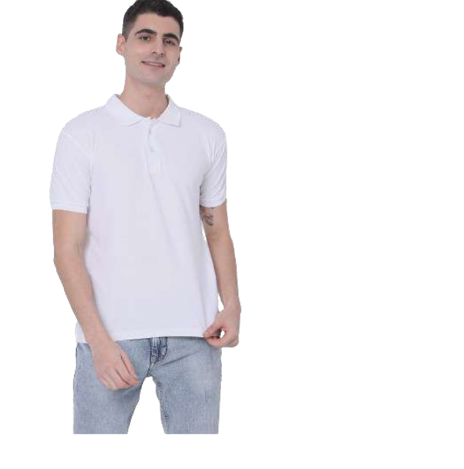 Collar White T-shirt