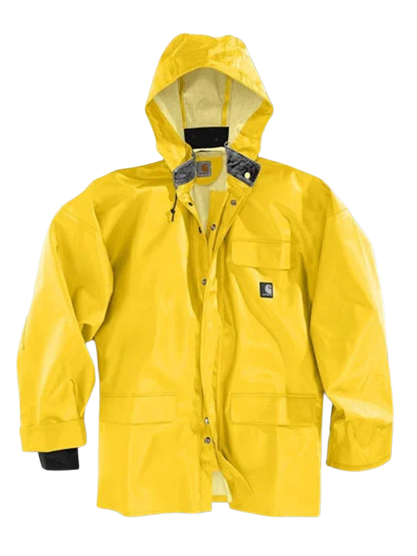 Yellow raincoat
