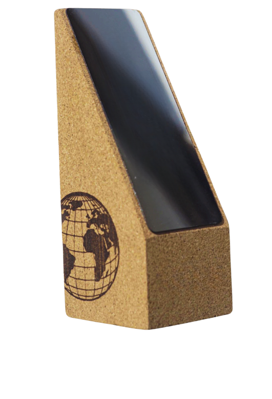 Cork Trophy triangle --- H- 24.5 x W- 12.5 x THK- 4cms
