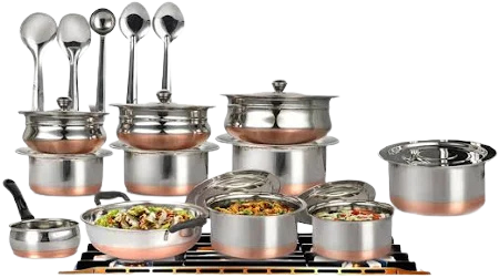 20 Pcs Copper base utensils