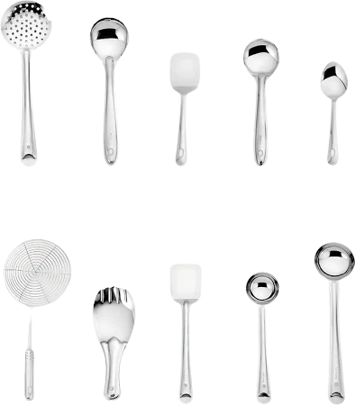 Classic Essentials Stainless Steel Cooking And Serving Spoon Set