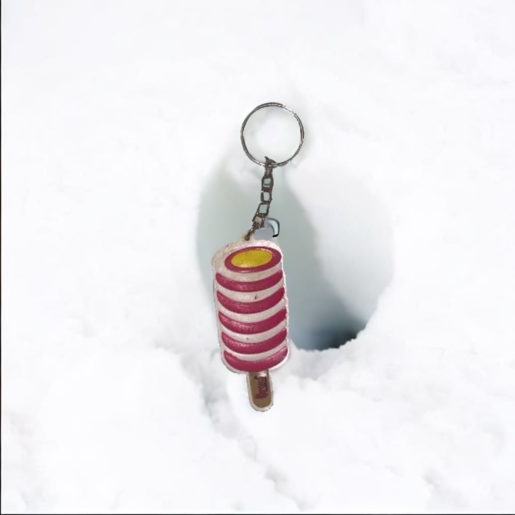 Ice Cream Silicone Keychain