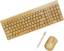 Bamboo Wireless Keyboard and Mouse Set