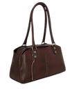 Elegant Brown Leather Handbag