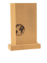 Cork Trophy rectangle --- H - 24.5 x W- 12.5 x THK - 4cms