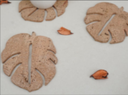 Leaf coaster
