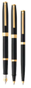 Glossy black with gold trim fountain pen Ballpoint